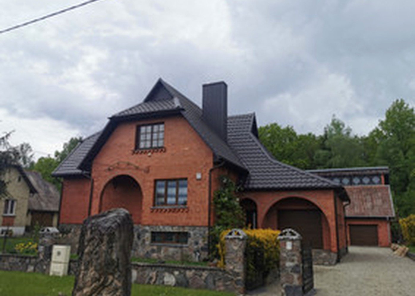 Atliktas stogo dengimo darbas
